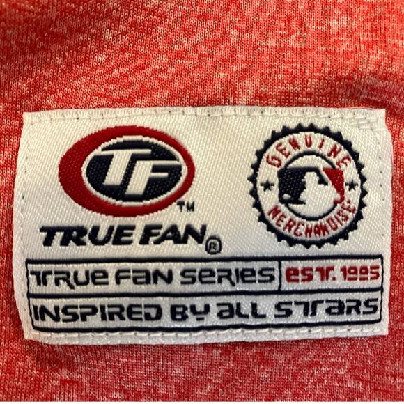Genuine Merchandise True Fan Cincinnati Reds Baseball Button Jersey | Size Large - Picture 3 of 11